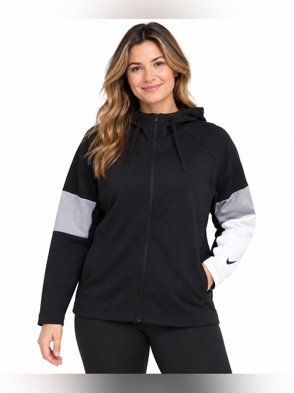 Nike full zip funnel neck women’s jacket size small